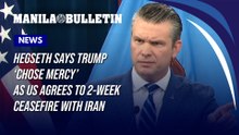 Hegseth says Trump ‘chose mercy’ as US agrees to 2-week ceasefire with Iran
