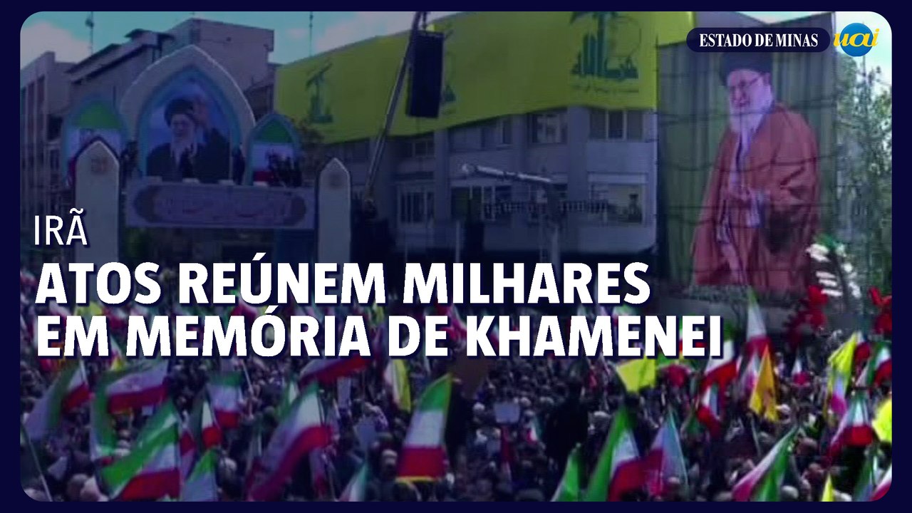 Homenagens a Khamenei reúnem milhares em diversas cidades iranianas