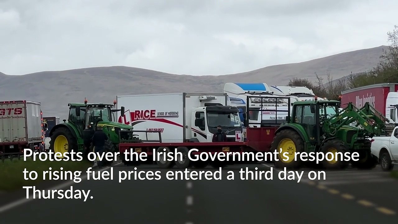 Irish army called to remove vehicles blocking depots during fuel protests