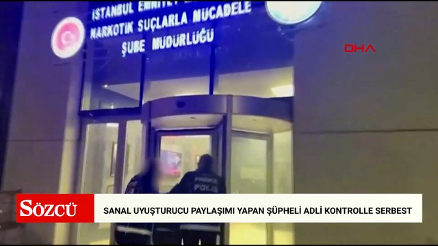 Sancaktepe'de sanal medyadan uyuşturucu paylaşımı yapan şüpheli adli kontrol şartıyla serbest bırakıldı