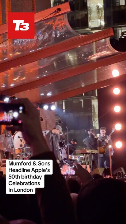 Epic Outdoor Concert: Mumford & Sons Rock London for Apple's 50th