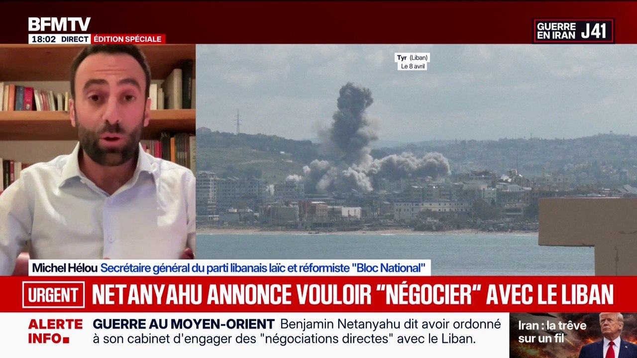 Benjamin Netanyahu annonce vouloir des "négociations directes" avec le Liban: "C'est un signe d'espoir", souligne le secrétaire général du parti libanais "Bloc National"