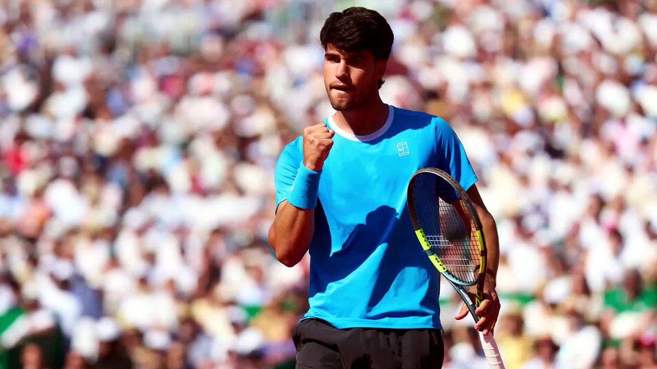 Carlos Alcaraz s'en sort en trois sets face à Etcheverry en huitièmes de finale du Masters 1000 de Monte-Carlo - Tennis - Monte-Carlo