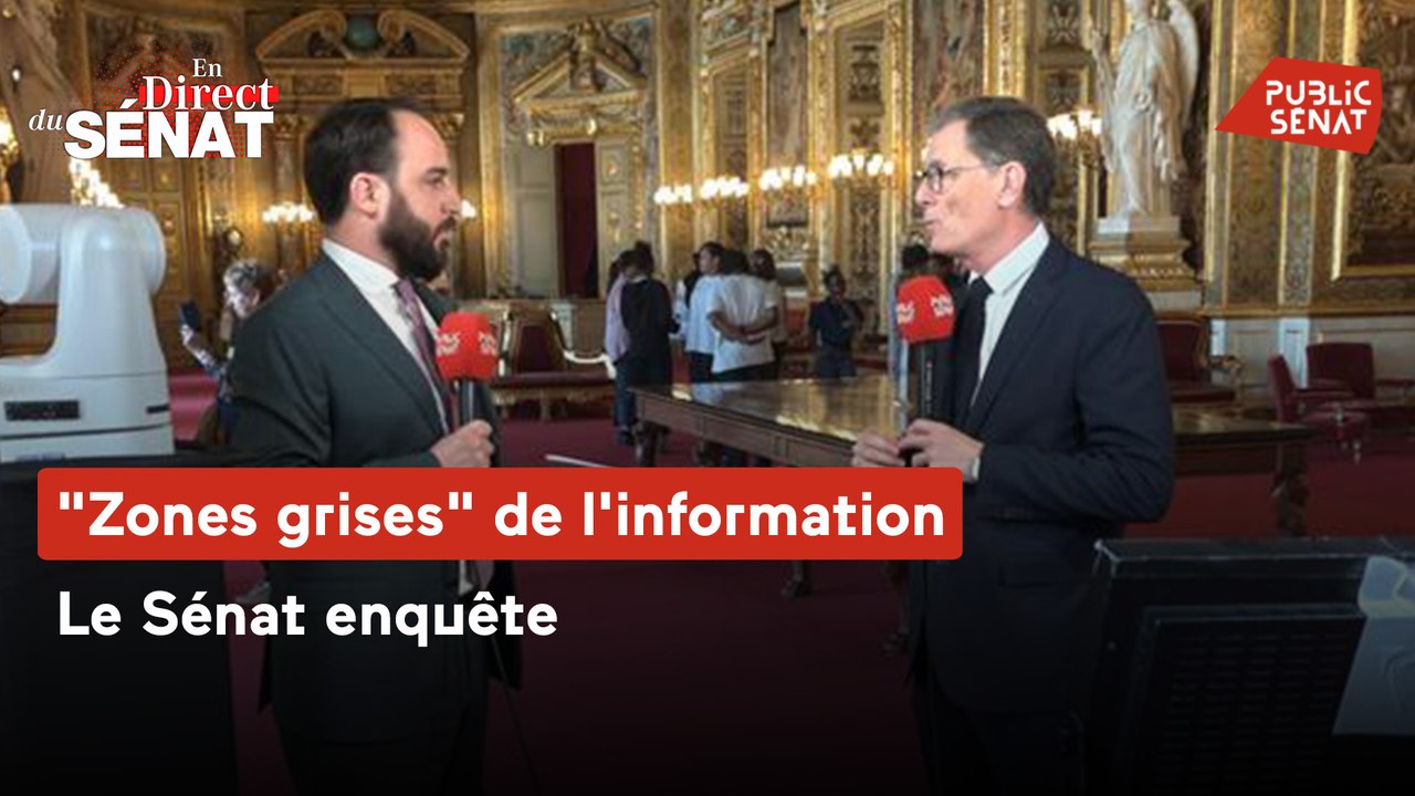 En direct du Sénat - "Zones grises" de l'information : le Sénat enquête