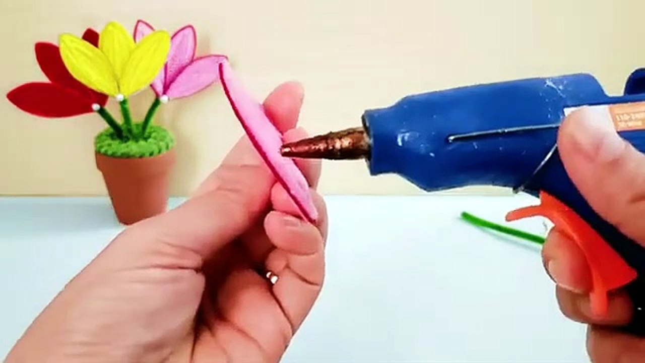 vasos de tulipas