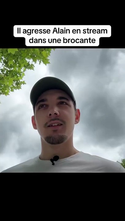 Alain agréssé en plein stream