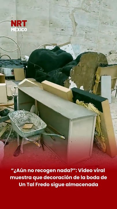 👀📱 Una mujer generó conversación en redes sociales tras compartir un video donde muestra cómo permanecen almacenados muebles y decoraciones de la boda de Un Tal Fredo en Cuatro Ciénegas.