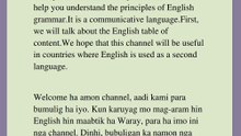 MAG-ARAM HIN INGLES HA WARAY(talaan han mga sulod ) ha imo kalugaringon nga yinaknan