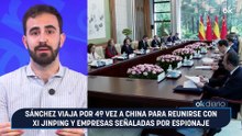 Rafael Molina: "Sánchez viaja por 4ª vez a China para reunirse con Xi Jinping y empresas señaladas por espionaje"