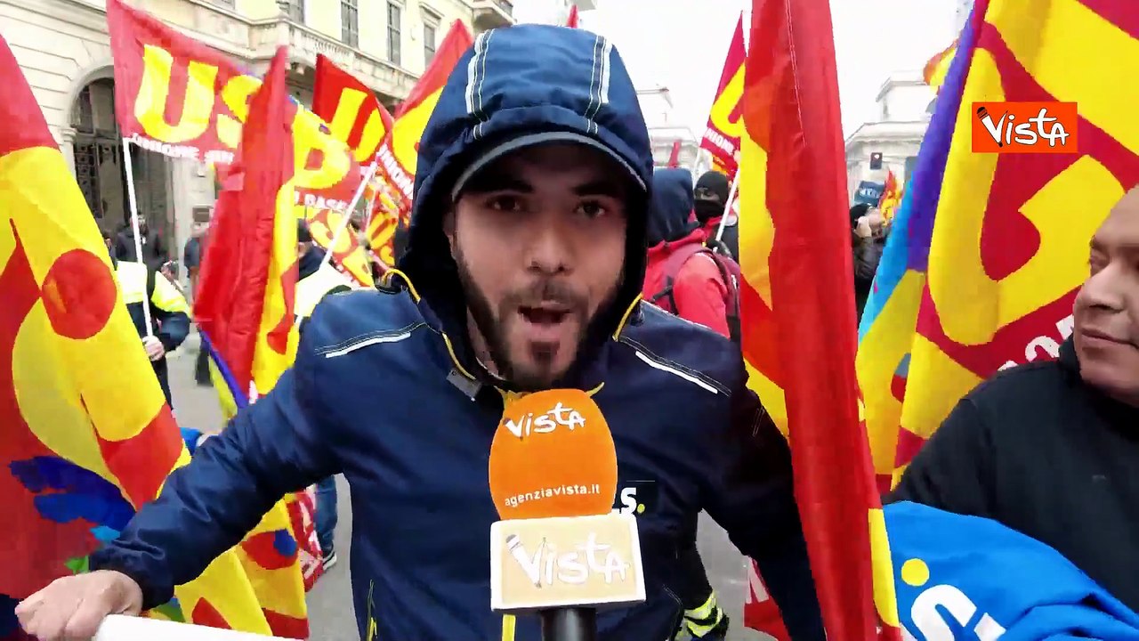 Serve lo sciopero? Secondo i lavoratori USB del corteo di Milano assolutamente si