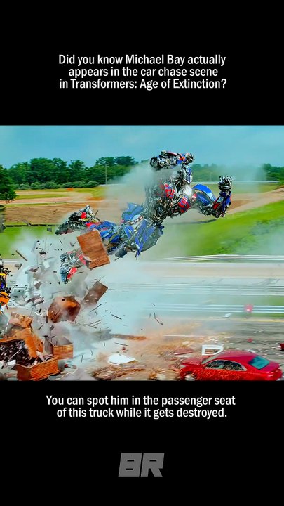 Easter Egg unlocked Michael Bay featured in Transformers! #transformers #optimusprime #michaelbay