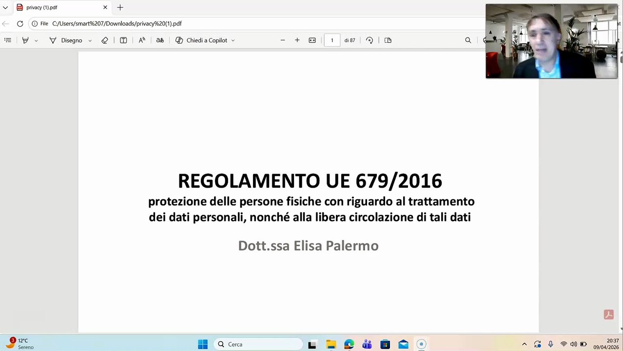La privacy - parte I