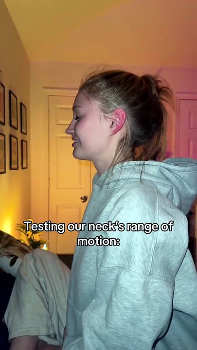 Female neck stretching 35
