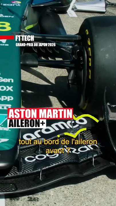 L’encoche de l’aileron avant d’Aston Martin | F1 tech #F1 #Suzuka #AstonMartinF1