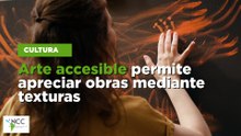 Arte accesible permite apreciar obras mediante texturas