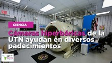 Cámaras hiperbáricas de la UTN ayudan en diversos padecimientos