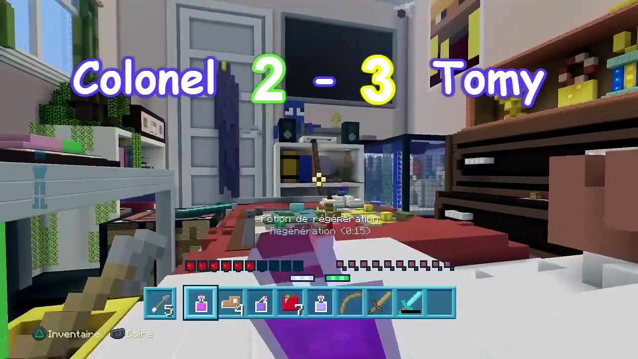 PVP épique entre AMIS sur MINECRAFT ! ⚔️ #31