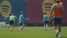 Entrenamiento FC Barcelona 09/04