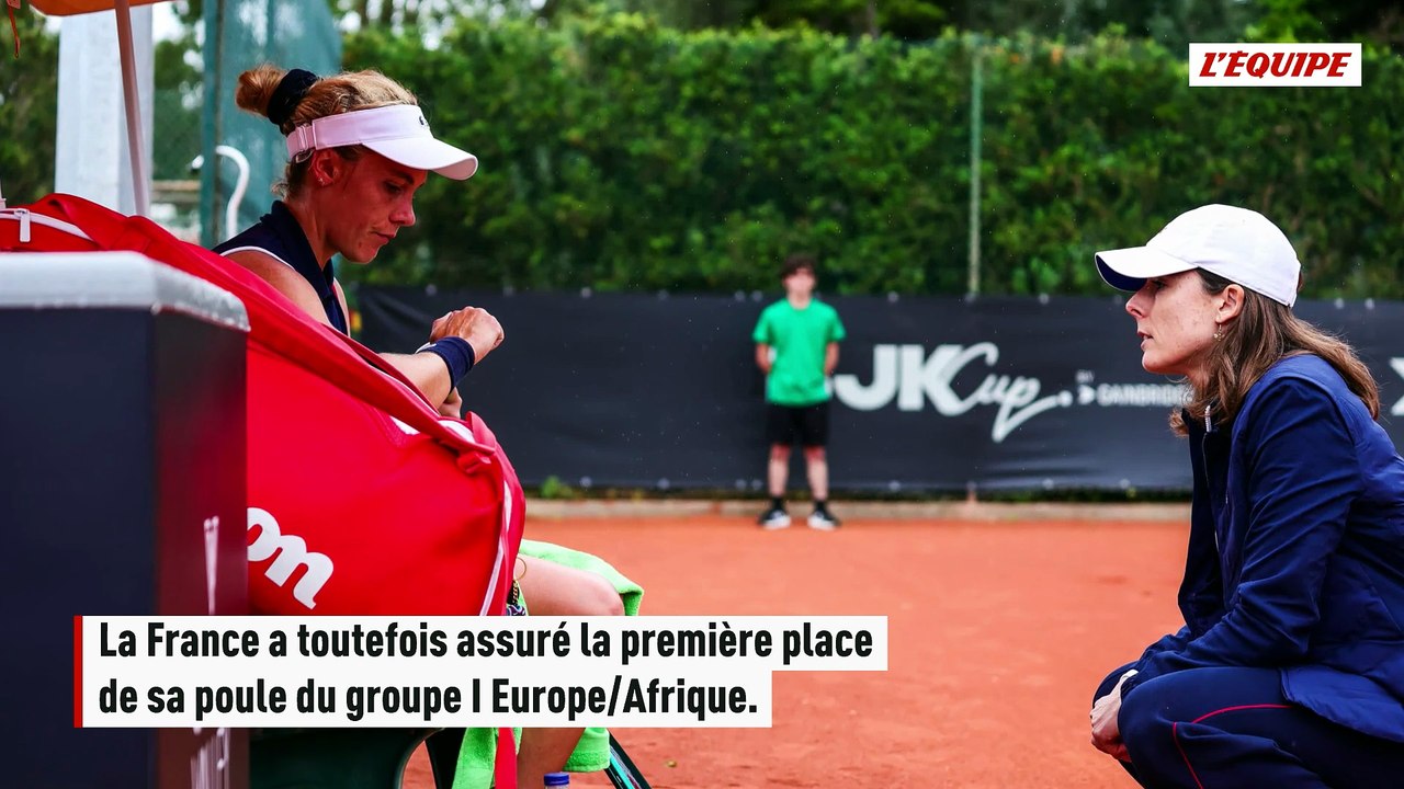 La France enchaîne un troisième succès contre la Roumanie en Billie Jean King Cup - Tennis - Billie Jean King Cup