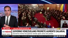 Presidente interina da Venezuela promete aumento salarial no dia 1º de maio | TEMPO REAL