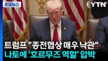 트럼프 "종전협상 매우 낙관"...나토에 '호르무즈 역할' 압박 / YTN