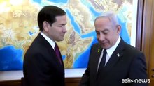 Netanyahu: la visita di Rubio segnala che gli Usa stanno con Israele