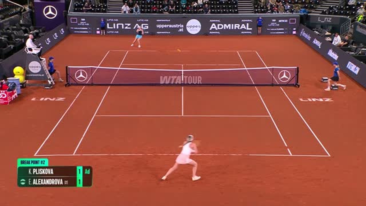 Linz - Pliskova sans pitié face à Alexandrova