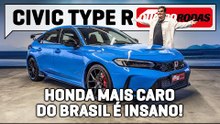 Honda Civic Type R: dirigimos um dos ESPORTIVOS mais INSANOS do mundo. O PREÇO? R$ 429.900
