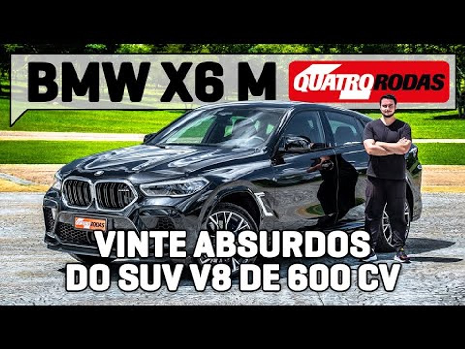 BMW X6 M: 20 exageros do SUV cupê V8 de R$ 1 mi...