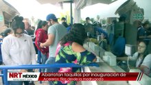 Abarrotan taquillas por inauguración de Acereros; filas desde la madrugada