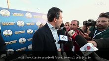 Salvini: "ll ponte sullo Stretto e' un'opportunita' di lavoro per i giovani"
