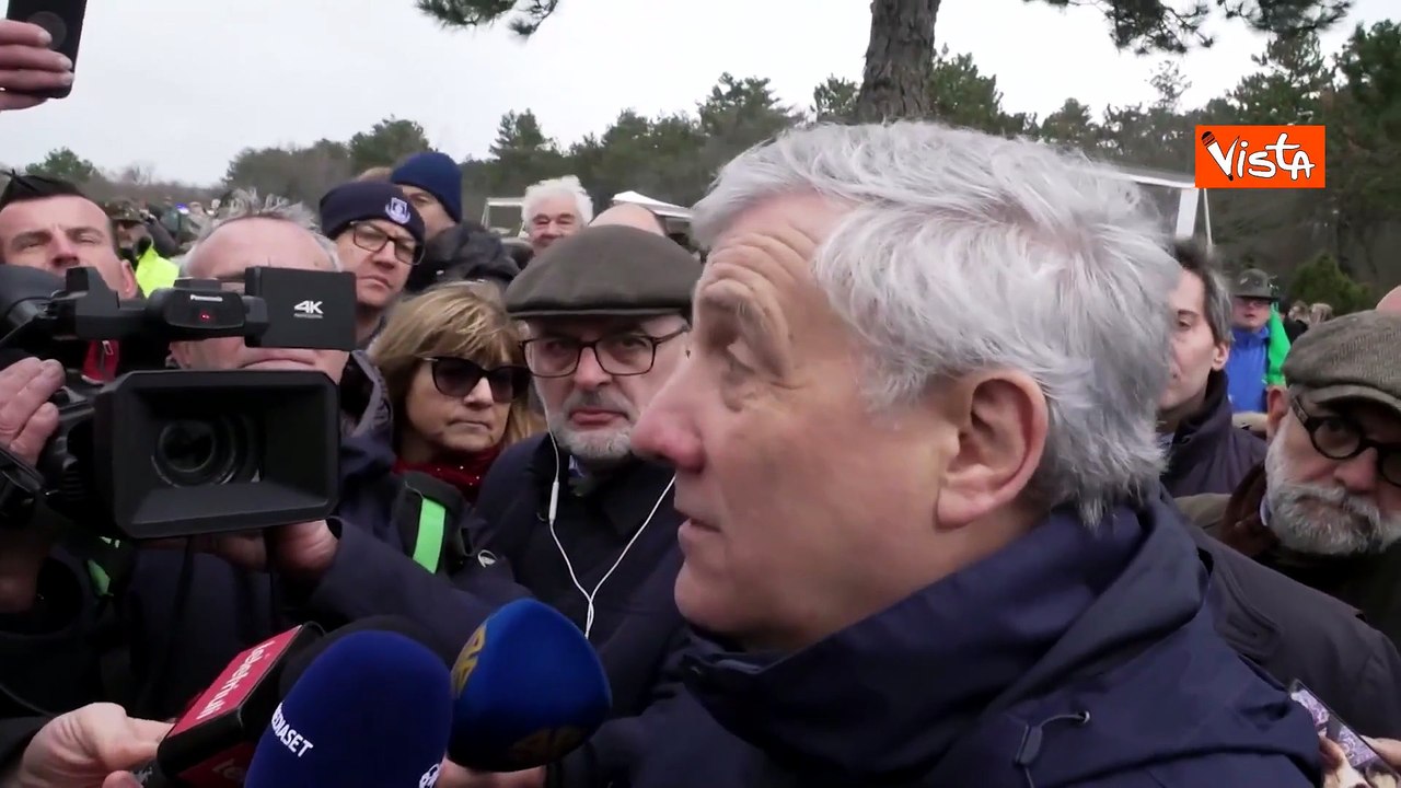 Giorno del ricordo, Tajani: "Siamo qui perché la tragedia delle Foibe non sia dimenticata"