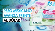 Peso mexicano avanza ante dólar débil tras datos de EU; mercado recibe minuta del Banxico