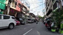 Nakatambay - Alam na dis! A. Rivera Street in Manila City in the Philippines