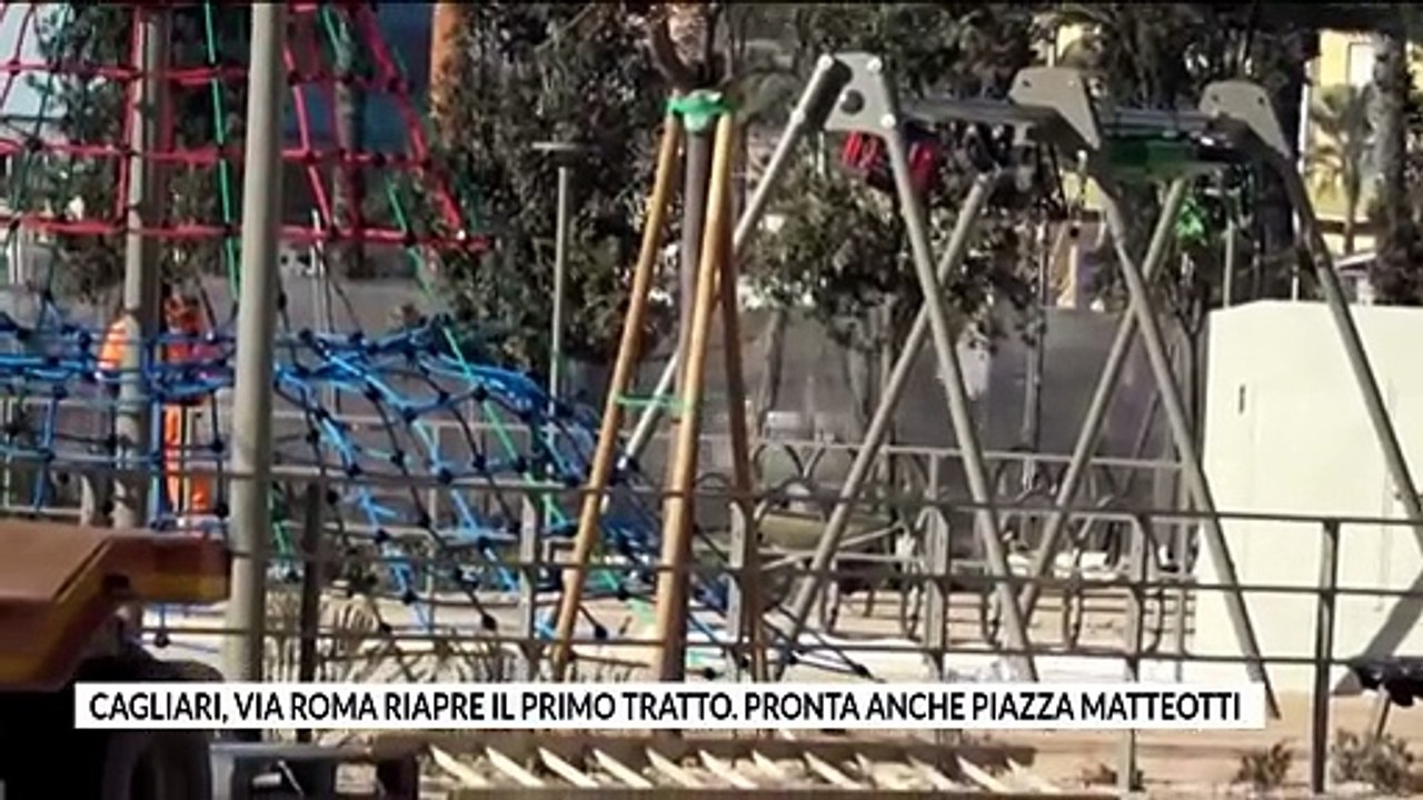 CAGLIARI, VIA ROMA RIAPRE IL PRIMO TRATTO. PRONTA ANCHE PIAZZA MATTEOTTI