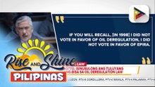 Senate Pres. Sotto, isinusulong ang tuluyang pagpapawalang-bisa sa Oil Deregulation Law | ulat ni Louisa Erispe