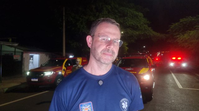 Muitas ocorrências com óbitos em Cascavel neste ano diz médico em acidente com morte na Rua Ipanema