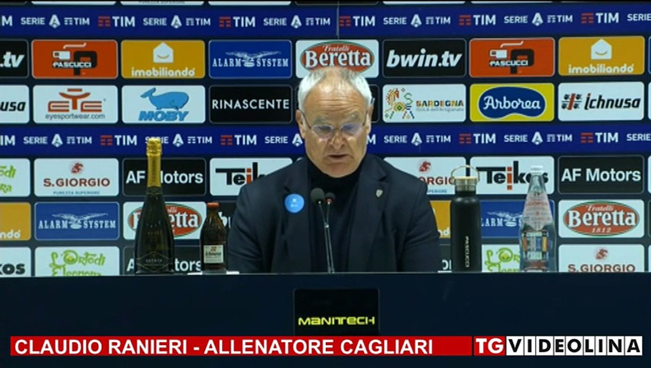 Cagliari-Napoli, Ranieri: «Bella partita, pareggio meritatissimo»