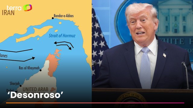 Donald Trump acusa o Irã de não respeitar acordo após país limitar passagem no Estreito de Ormuz