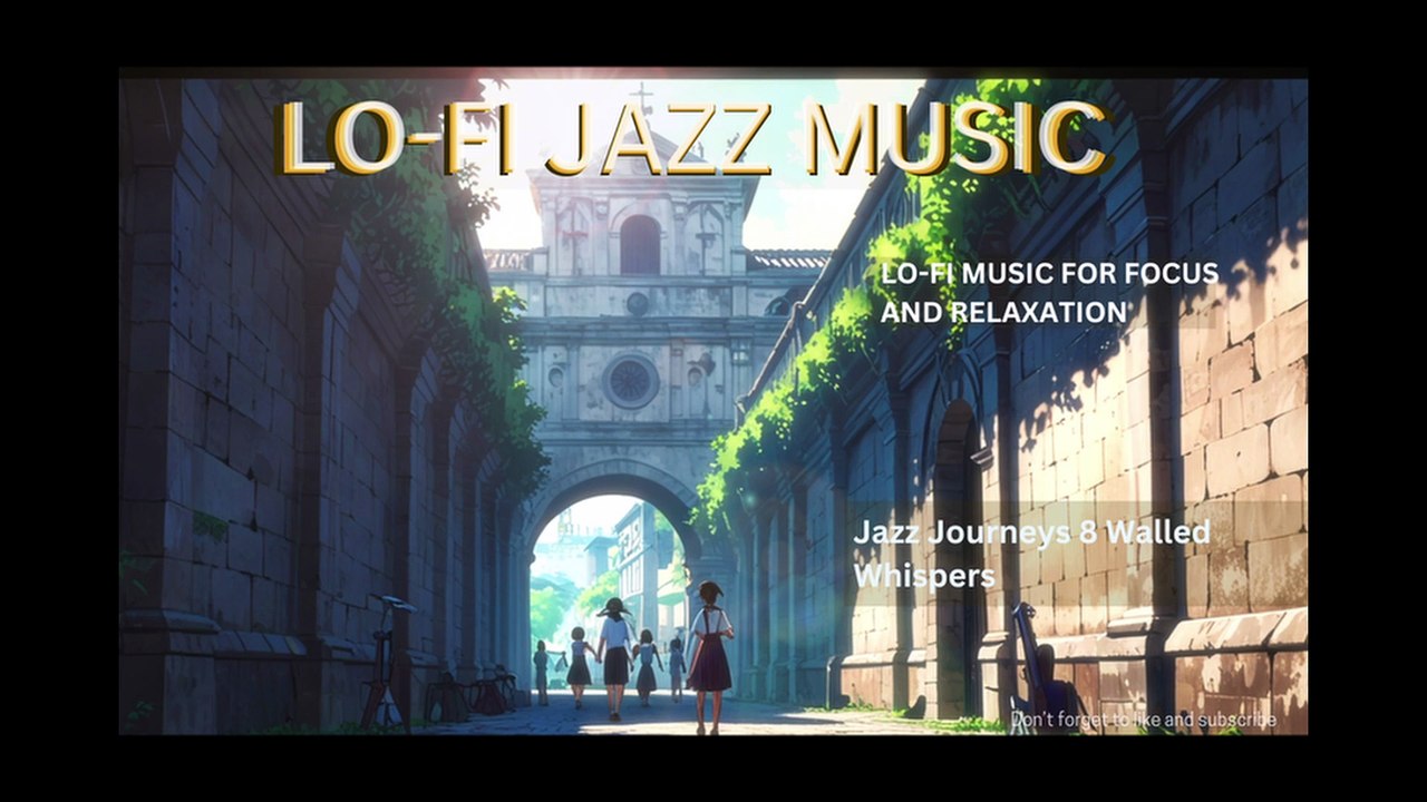 JAZZ JOURNEYS 8: WALLED WHISPERS - Lo-fi jazz music for focus, rest, relaxation study and work