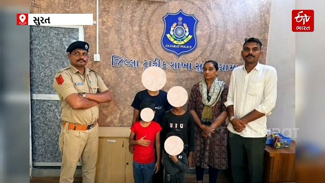 સુરતમાં હૃદયદ્રાવક ઘટના બનતા અટકી, કામરેજ હાઇવે પર ત્રણ માસૂમો સાથે આત્મહત્યા કરવા દોડેલી મહિલાને ટ્રાફિક પોલીસે બચાવી