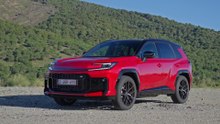 2026 Toyota RAV4 HEV Design Preview in Emotional Red