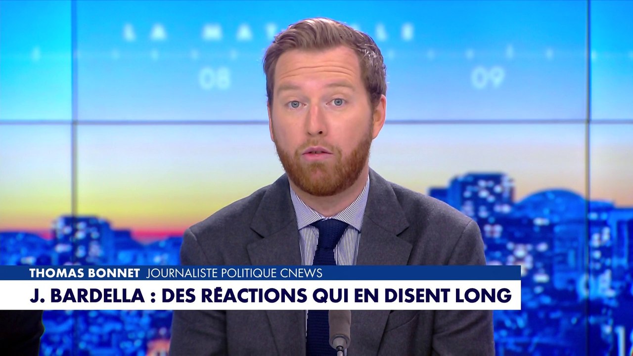 L'édito de Thomas Bonnet : «Jordan Bardella : des réactions qui en disent long»