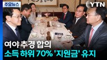 여야 추경 합의...소득하위 70% 지원금 정부안 유지 / YTN