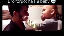 Bro forgot he's a baby