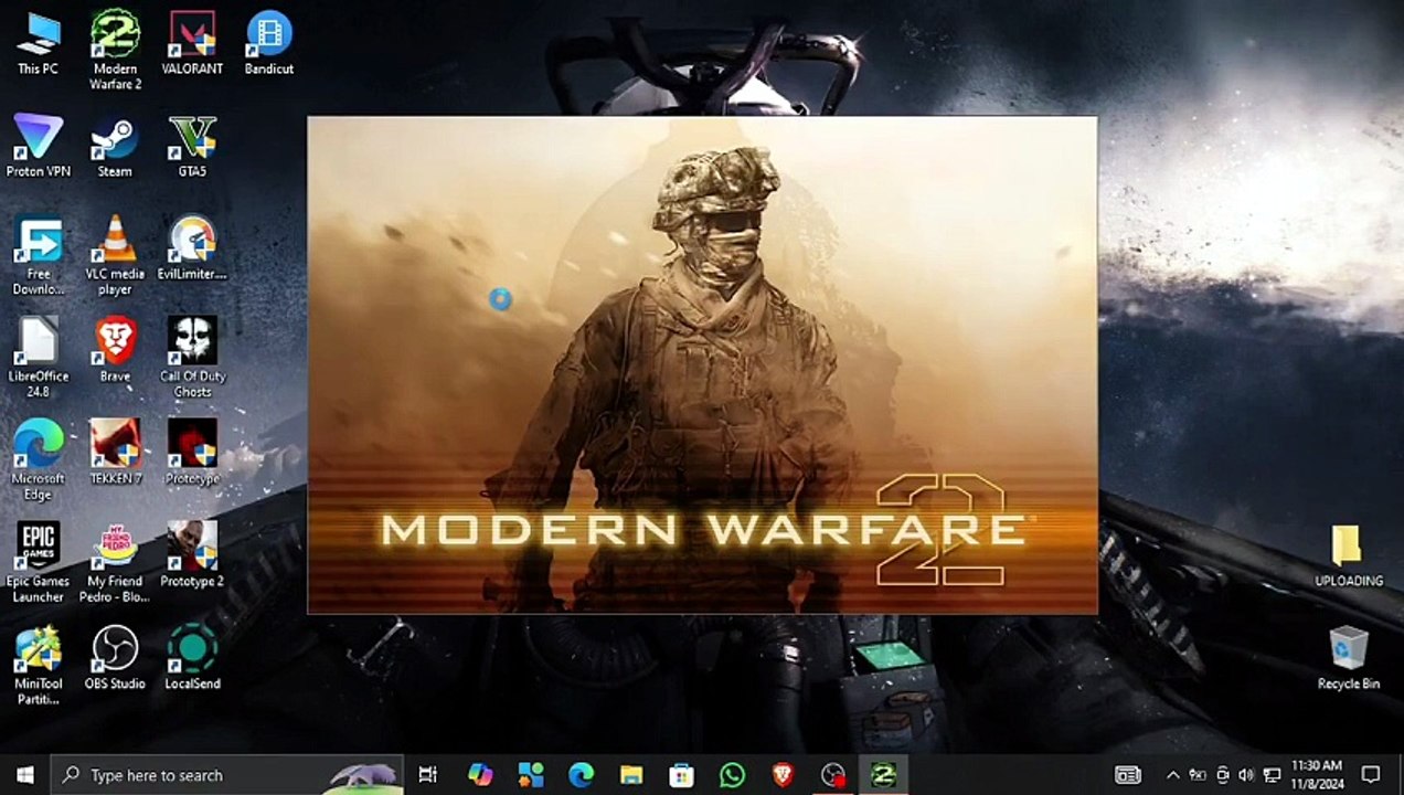 M AYAN SAJID - HOW TO PLAY GAMES IN WINDOWED MODE IF THE OPTION IS NOT AVAILABLE IN SETTINGS. FT. CALL OF DUTY MW2