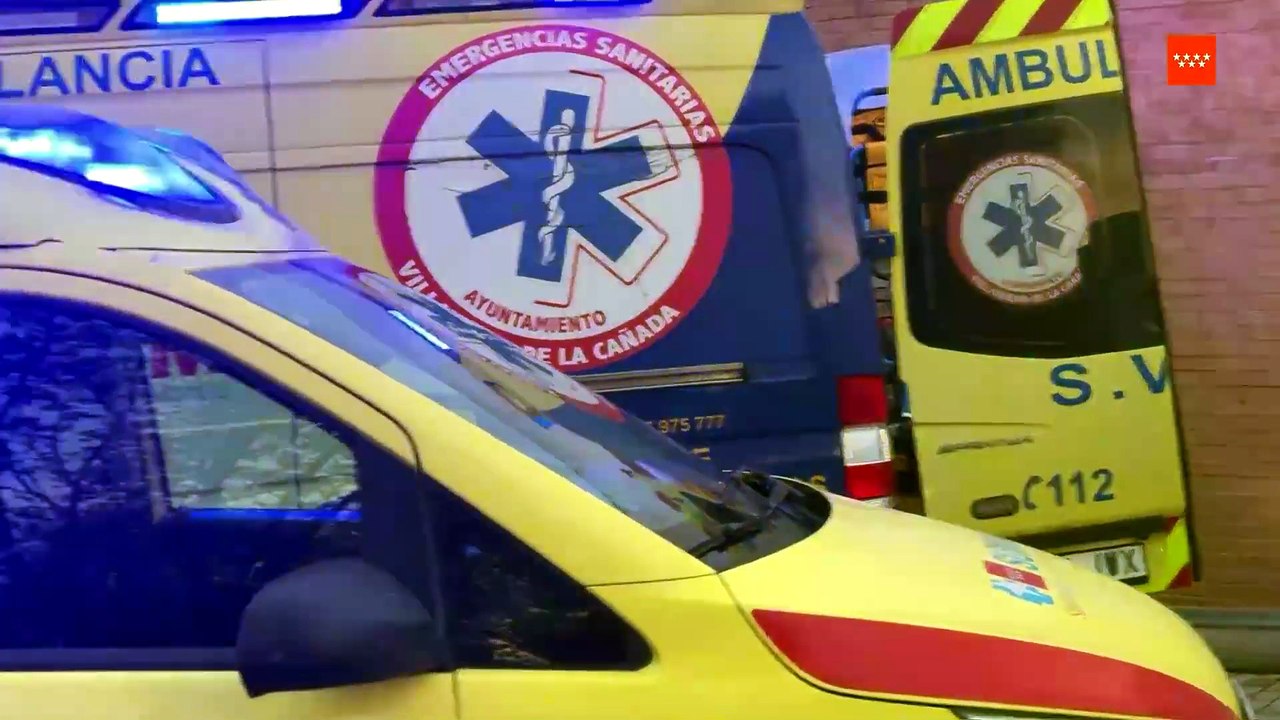 El SUMA 112 trasladó al joven herido en Villanueva