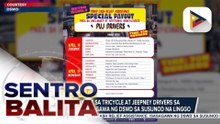 Special payout sa tricycle at jeepney drivers sa Metro Manila, isasagawa ng DSWD sa susunod na linggo