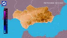 Andalucía espera acumulados significativos este fin de semana