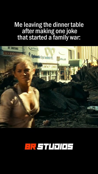 One joke turned into a war at the dinning table So i left #transformers #memes #optimusprime #fun